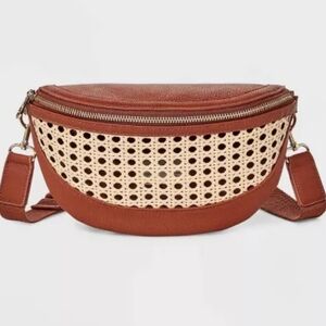 Wicker Fanny Bum Bag
